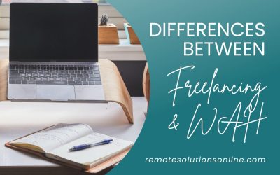 The Differences Between Freelancing & Working From Home