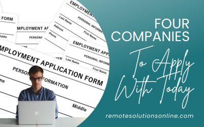 4 Companies To Apply With Today